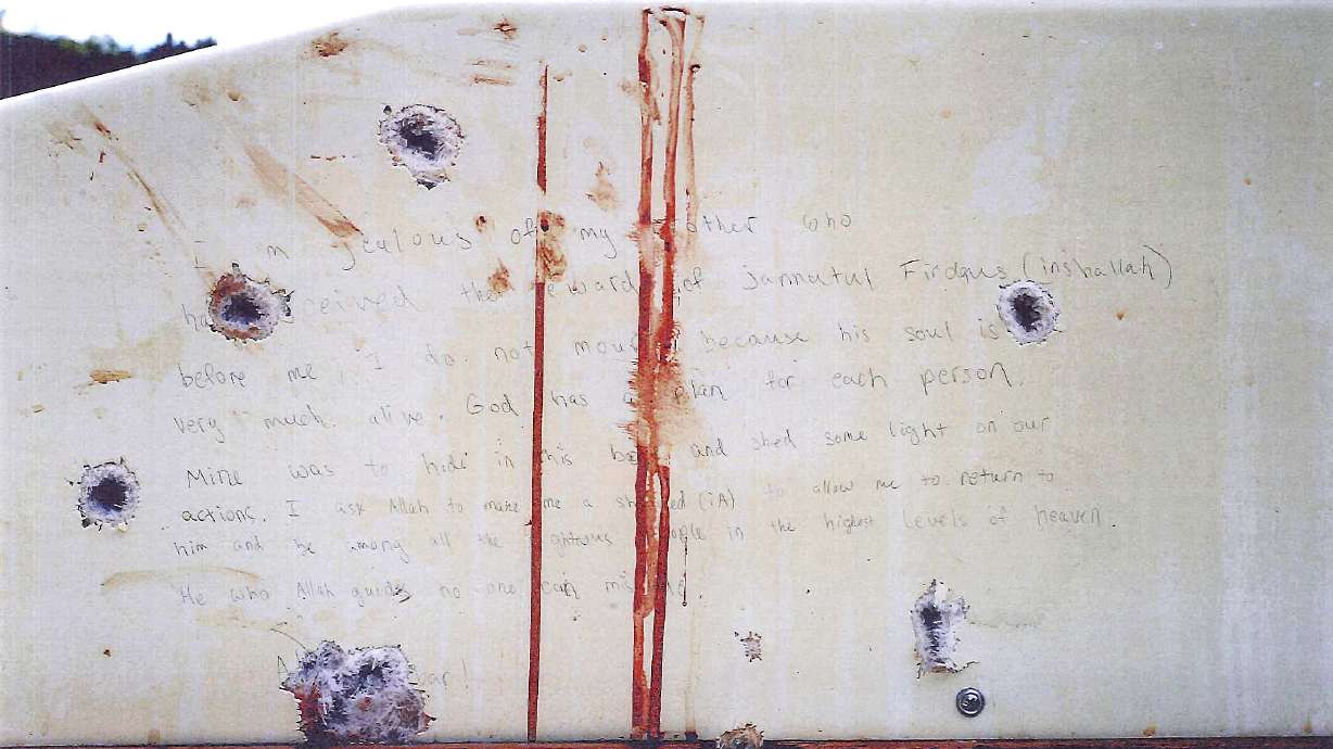 Witness IDs Tsarnaev as man near slain MIT officer's cruiser