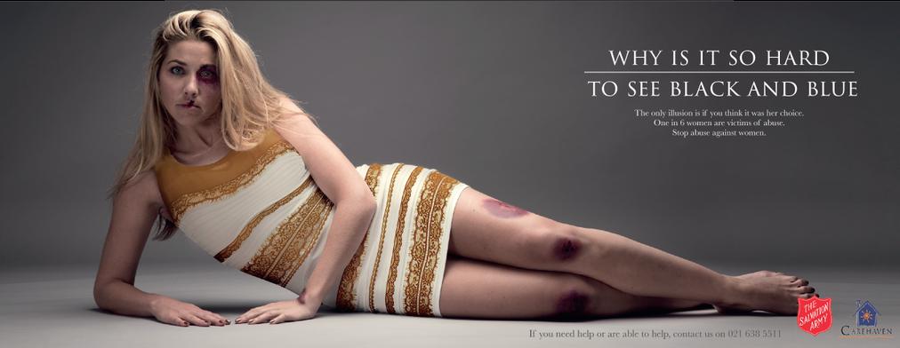 Ejército de Salvación usa #TheDress viral para destacar violencia doméstica