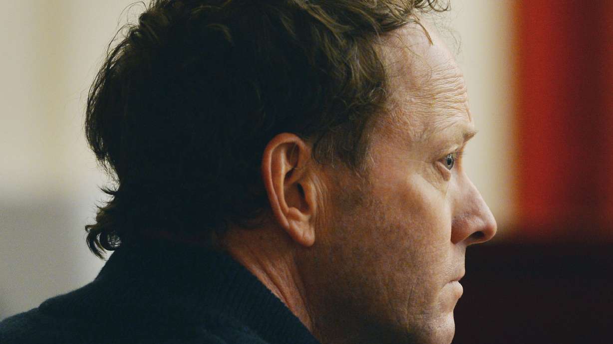 Johnny Brickman Wall, a Utah pediatrician convicted of killing his ex-wife, Uta von Schwedler, at her Sugar House home in 2011, appears in court March 12, 2015. The inmate was charged Friday with sexually abusing a young patient 15 years ago.