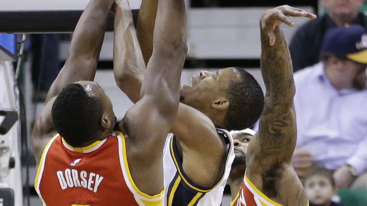 Gobert puts on show to help Jazz beat Rockets 109-91