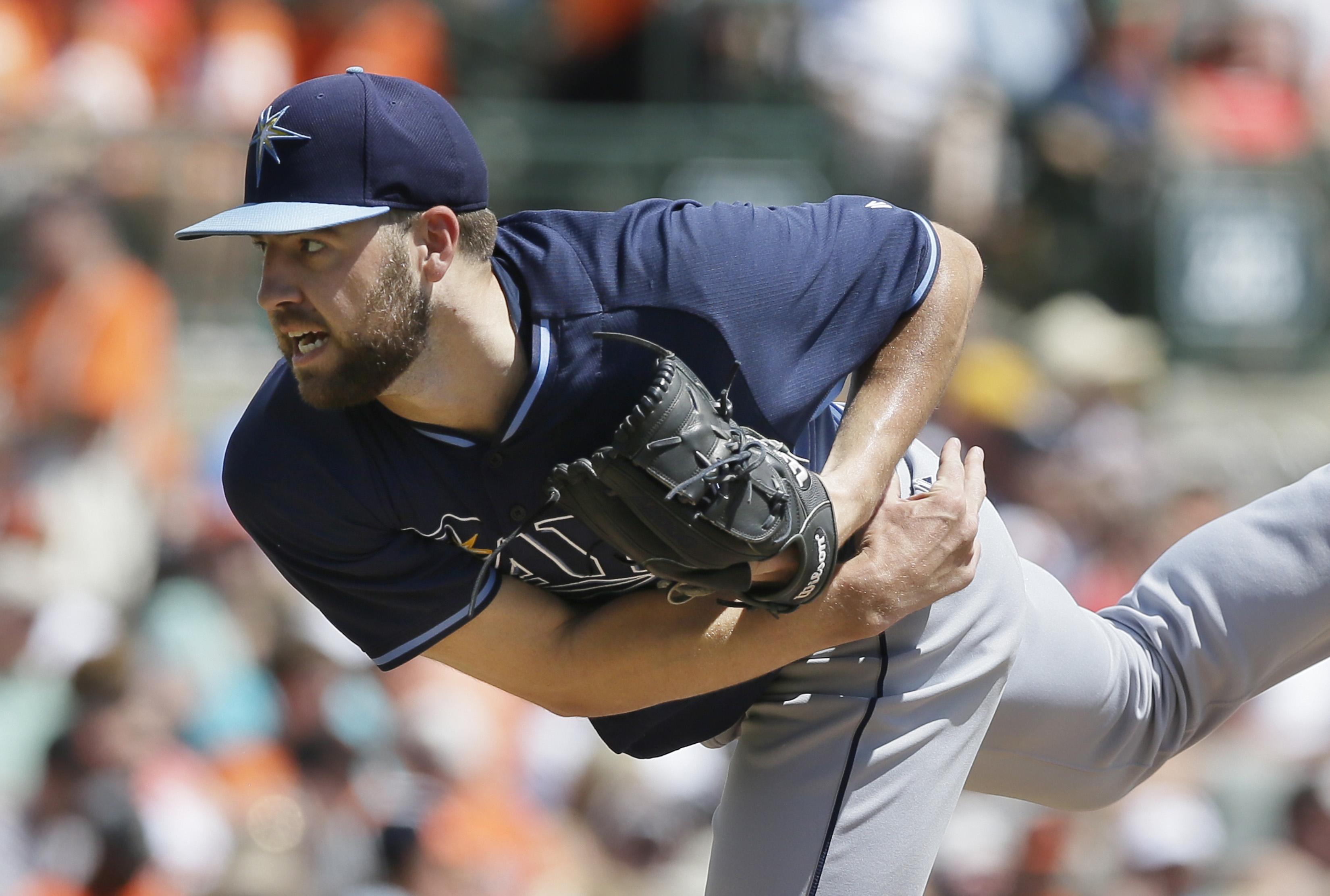 Karns pitches 4 perfect innings as Rays beat Orioles 3-2