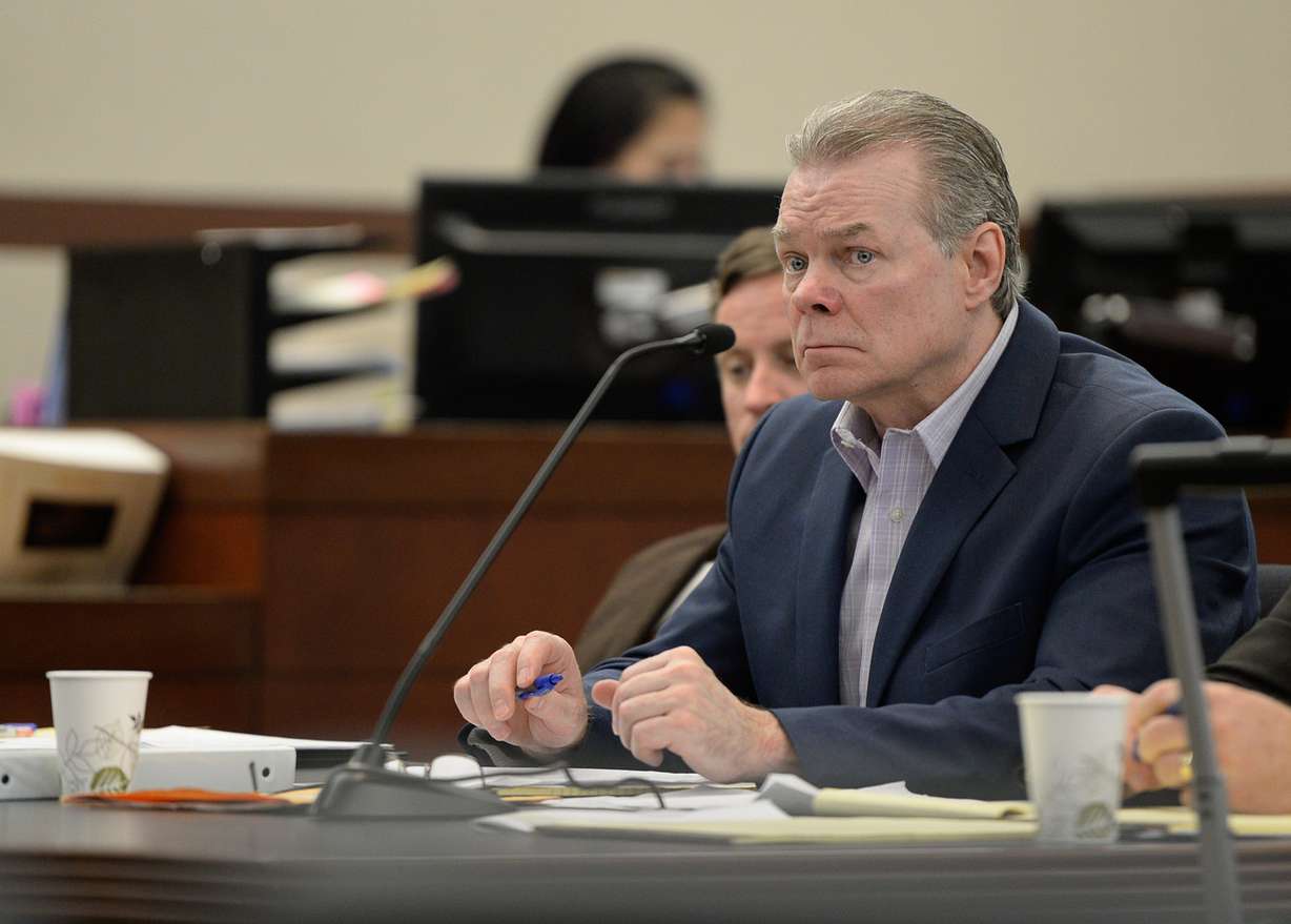 Douglas Anderson Lovell watches jury selection during his murder trial in Ogden, Monday, March, 16, 2015. He is charged with aggravated murder for allegedly kidnapping and killing 39-year-old Joyce Yost in 1985 to keep her from testifying against him in a rape case. (Photo: Francisco Kjolseth)