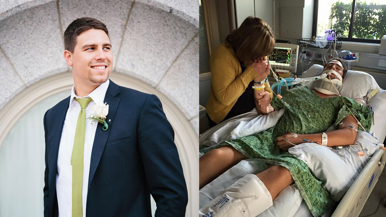 Community rallies for USU student after bodysurfing accident