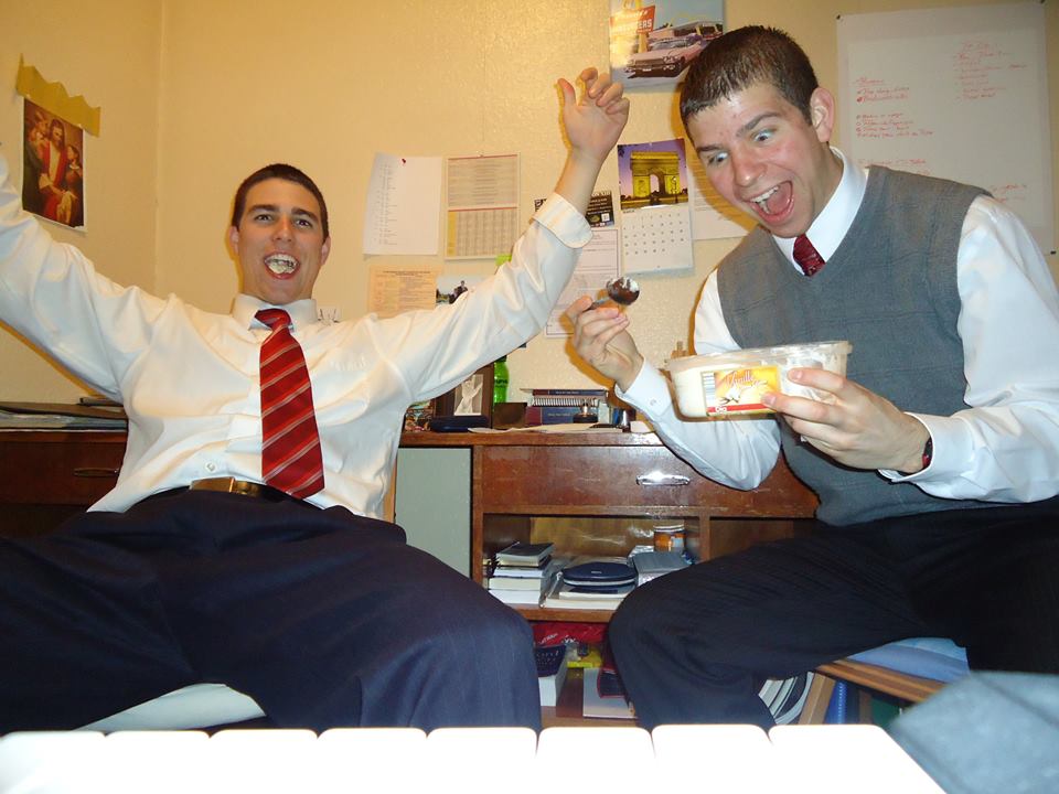 Matt Bowen on his mission in Toulouse, France. (Courtesy of Steve Bowen)