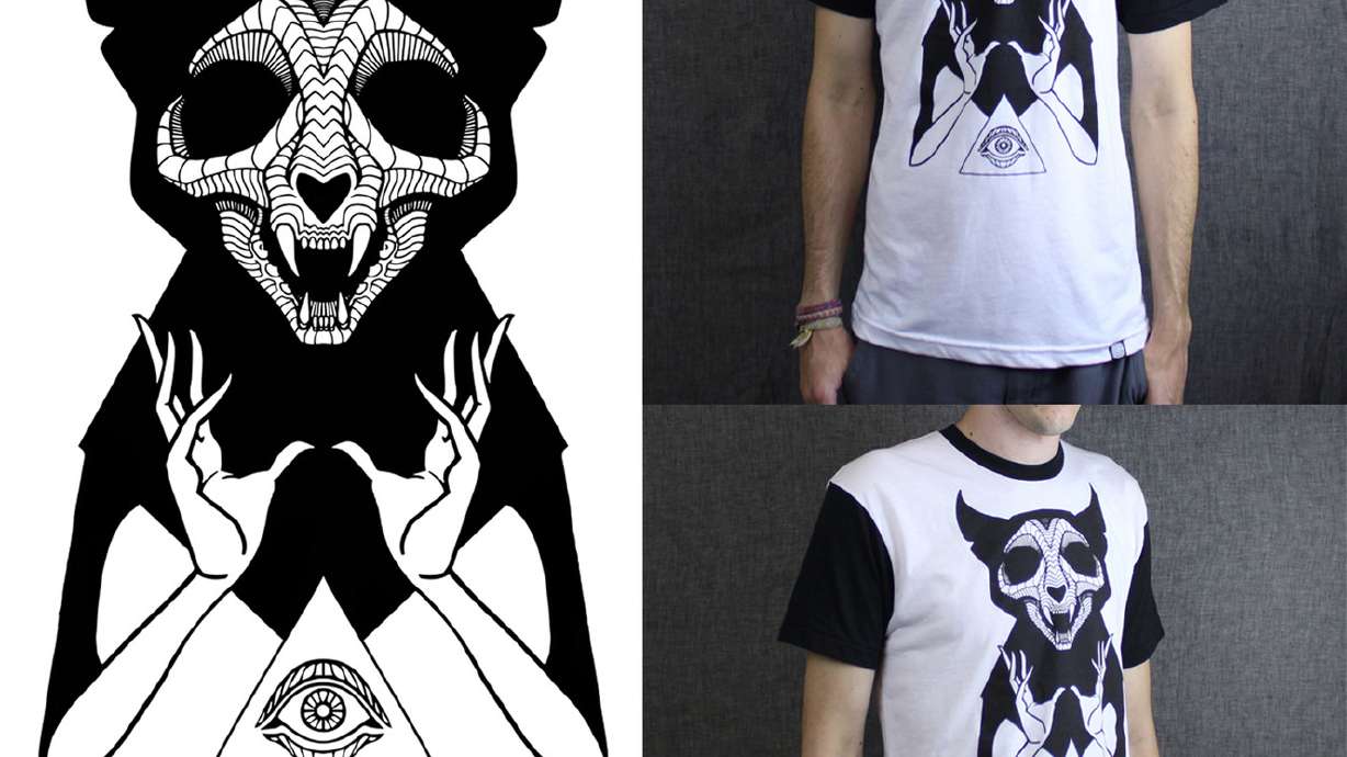 Local artist paints animals inspired by geometry in nature