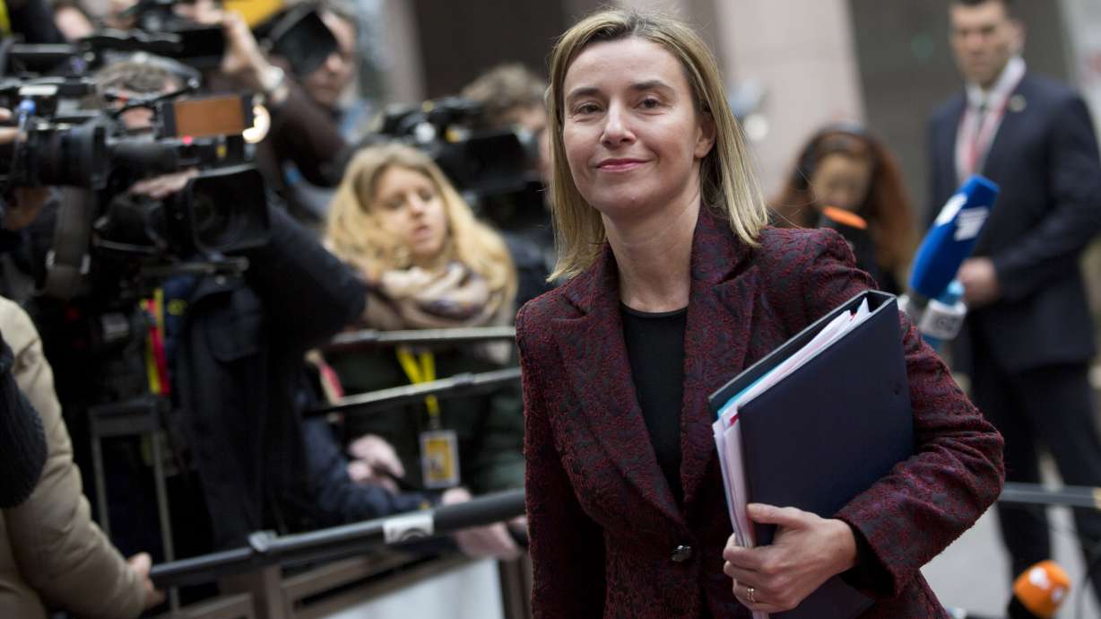 EU vows to support Libya but rules out sending troops