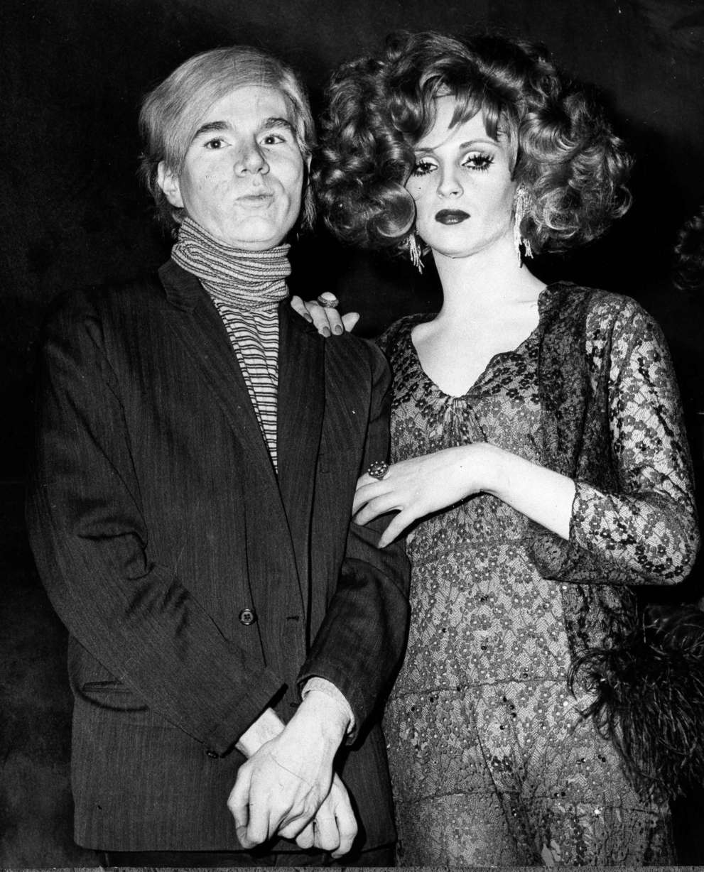 Underground filmmaker and artist Andy Warhol, left, is seen with one of his superstars, Candy Darling in 1969. (AP Photo)