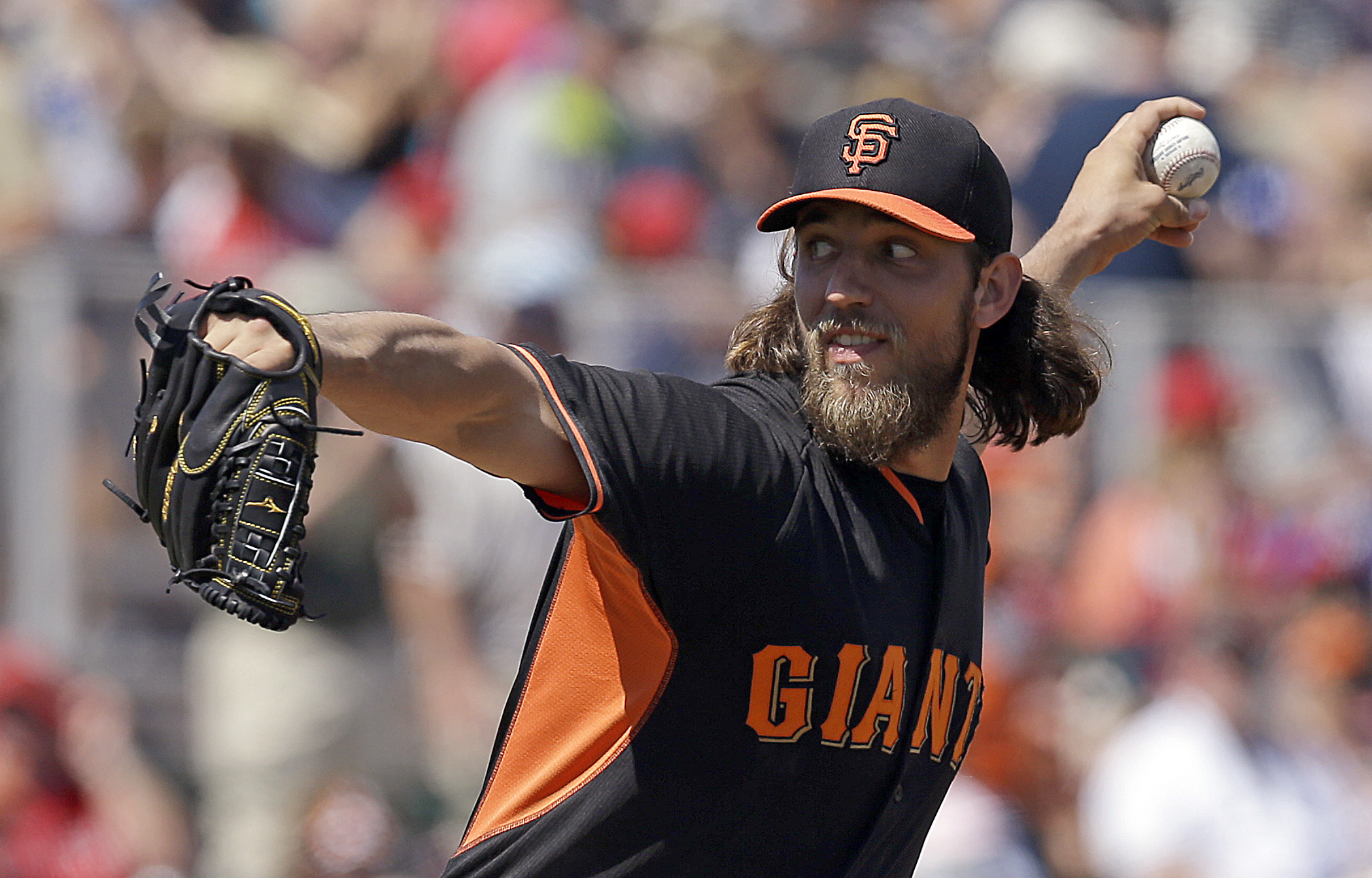 Giants' Madison Bumgarner scratched from spring start