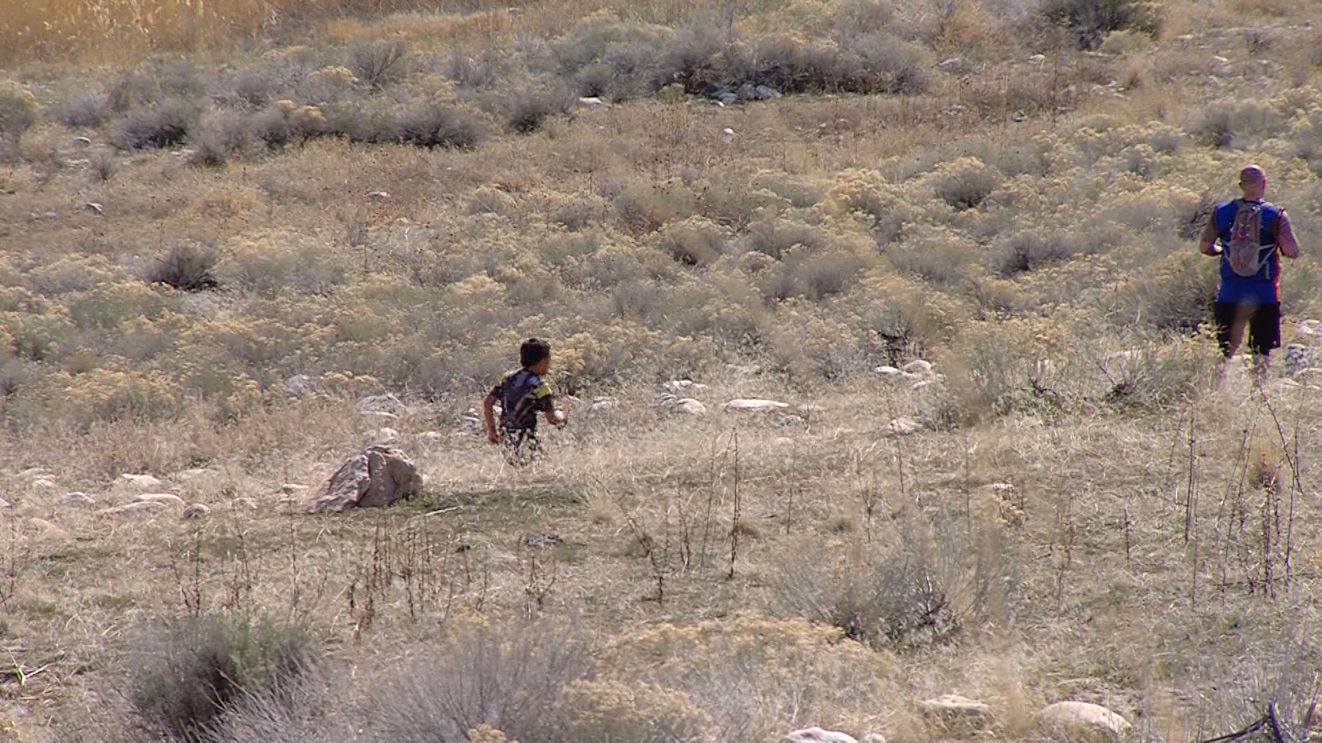 Eight-year-old Lota Ward set a challenge for himself that many adults couldn't accomplish: He wanted to run in a 50-mile race. He accomplished his goal Saturday, just two days before he was scheduled to start chemotherapy to fight a brain tumor. (Photo: Mike DeBernardo/KSL-TV)
