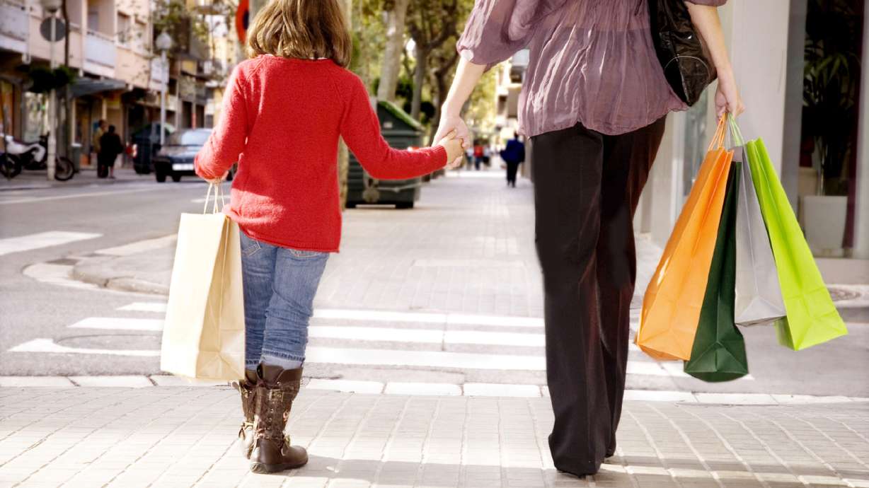 Qué significa ir de compras para una mamá