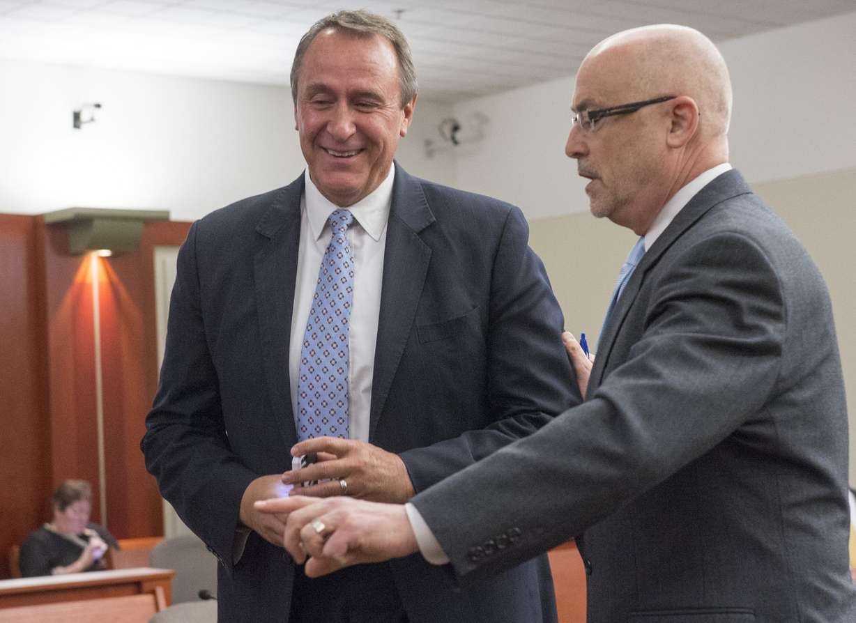 Mark Shurtleff appears in court. Photo: Rick Egan/File