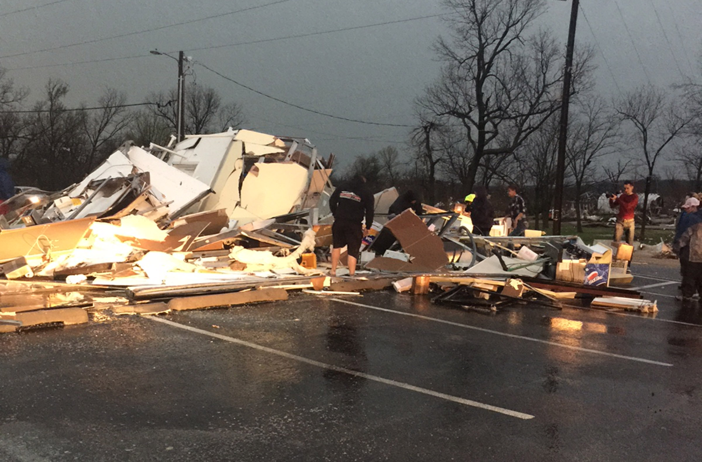 Grateful Oklahomans salvage belongings after killer storm