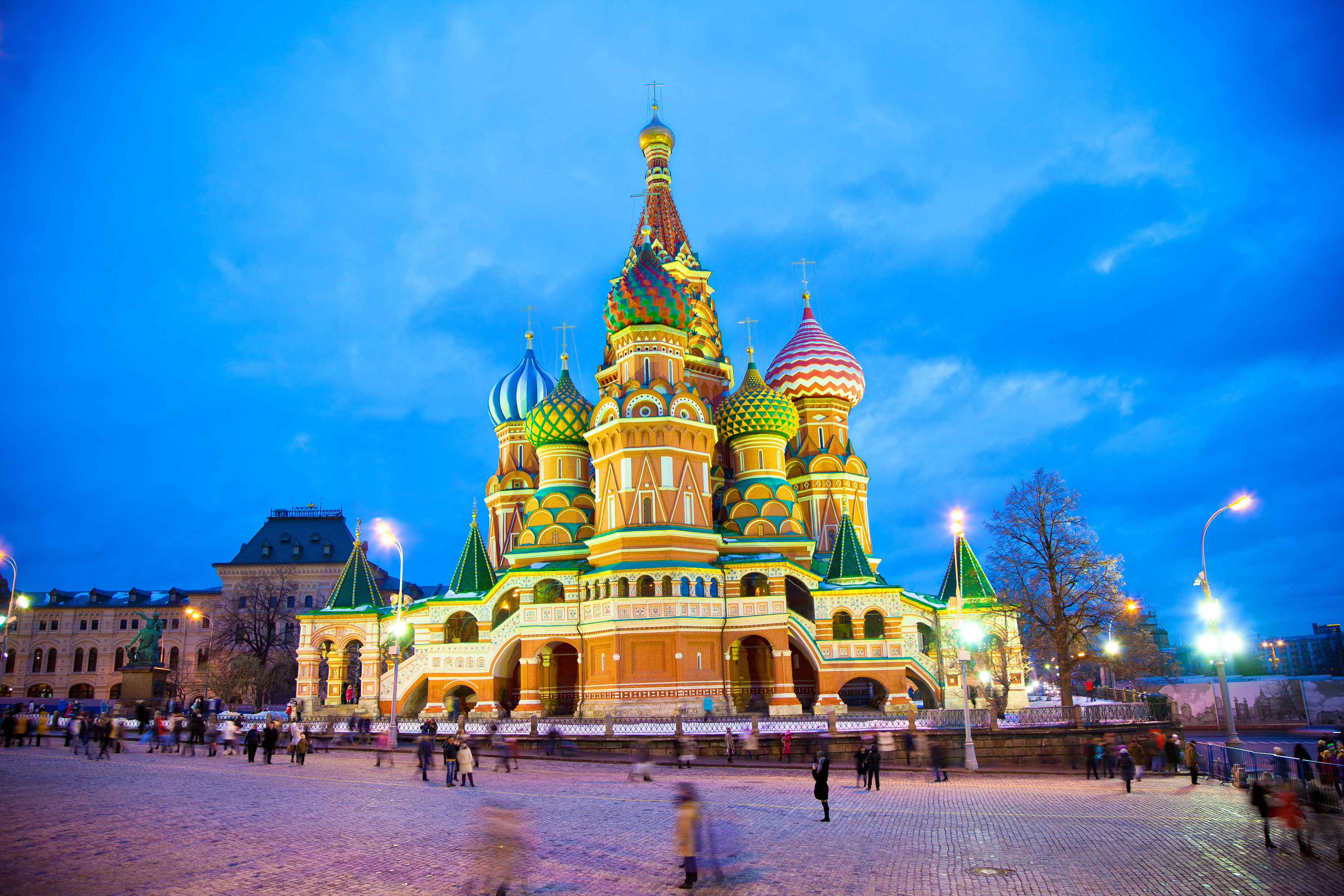 Flight prices from New York to Moscow have dropped 37 percent on the year and hotels are 45 percent cheaper than a year ago. (Devin_Pavel/Shutterstock.com)