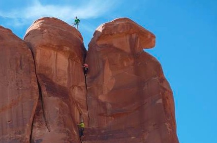 Rock-climbing routes temporarily closed in Arches due to raptors