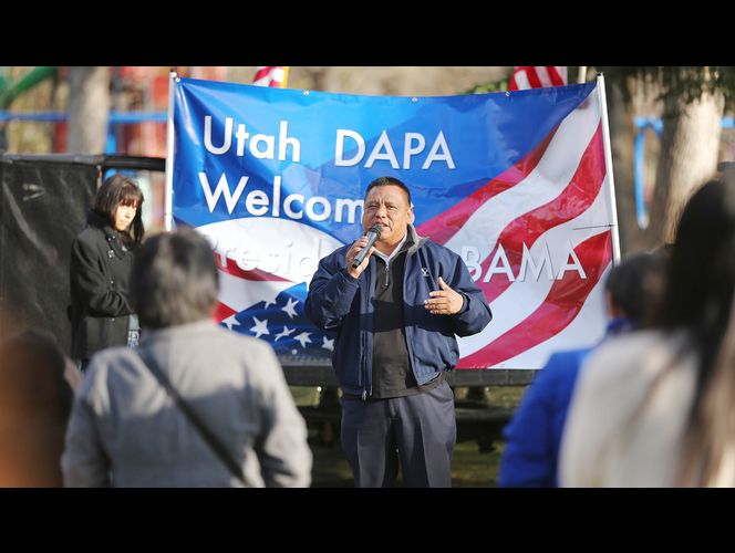 Latinos de UT dan la bienvenida a Obama y alzan sus voces para hacerle llegar sus mensajes 