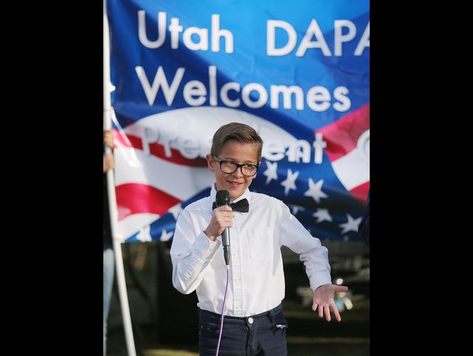 Latinos de UT dan la bienvenida a Obama y alzan sus voces para hacerle llegar sus mensajes 