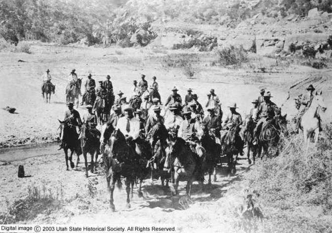 Warren G. Harding traveling through Utah. Photo Credit: Utah State Historical Society
