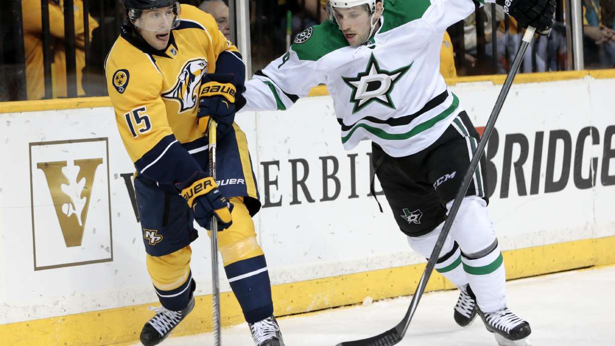 Stars beat Predators 4-3 on penalty shot in OT