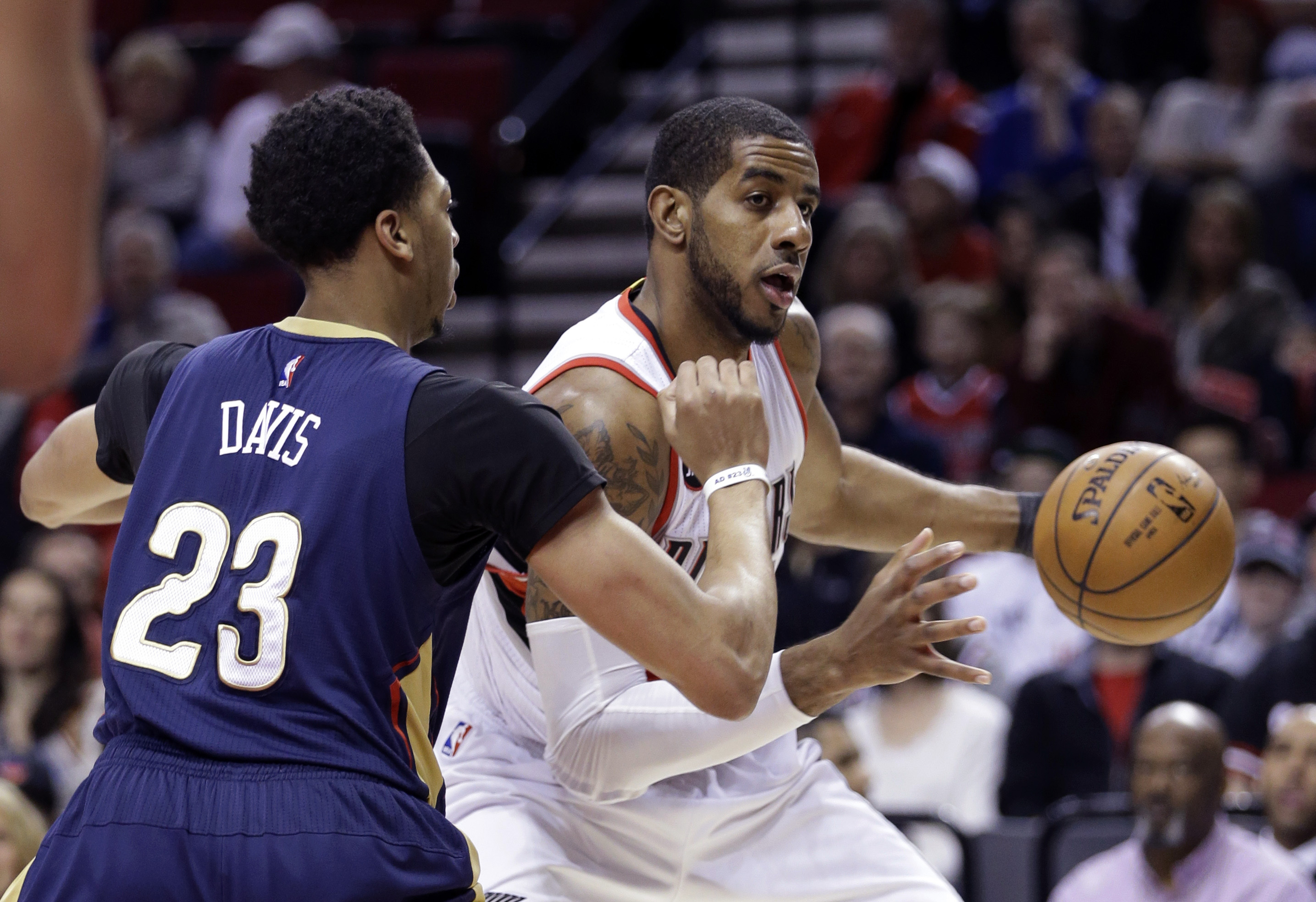 Aldridge has 21 and Blazers snap Pelicans' win streak, 99-90