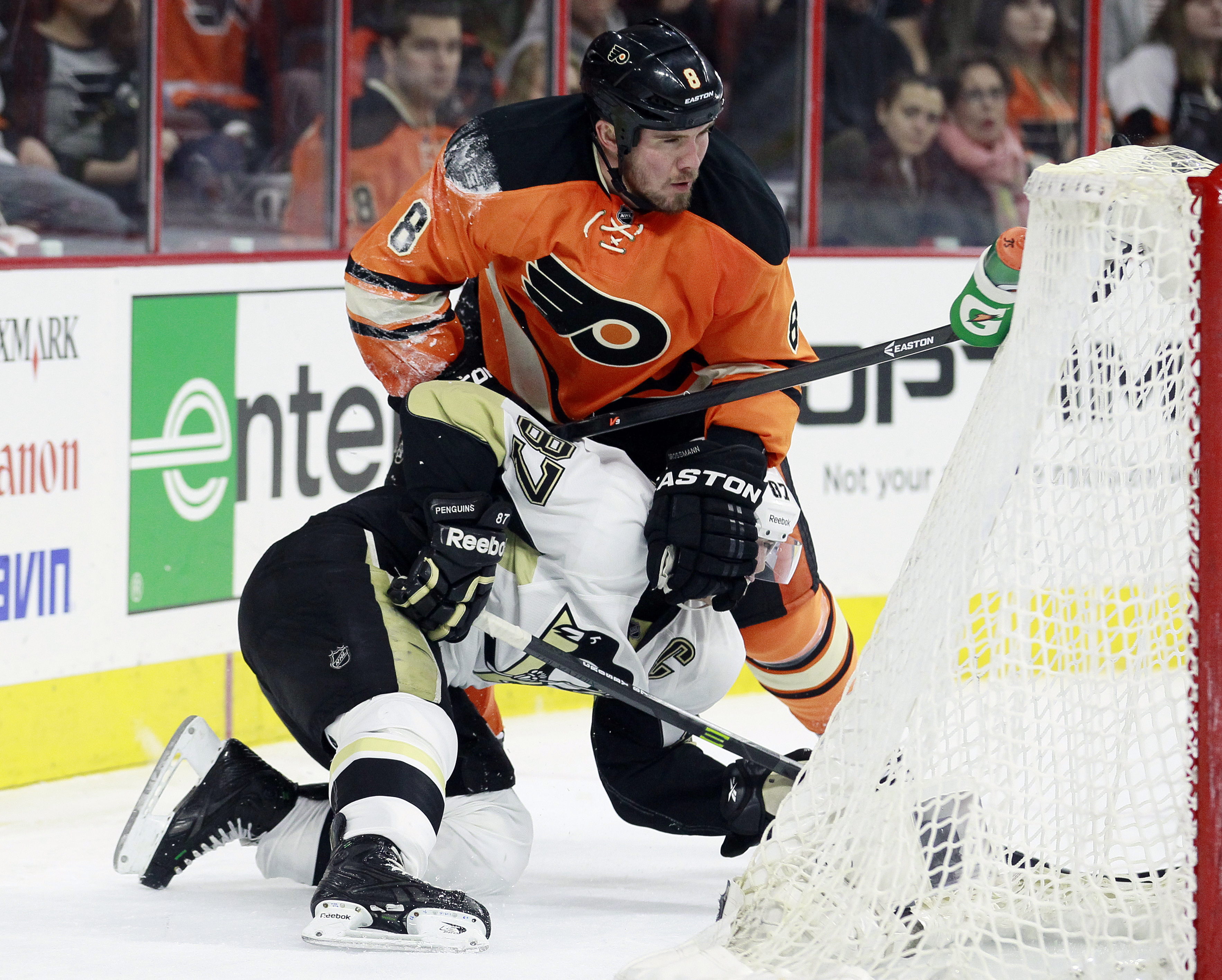 Mason makes 46 saves, Flyers beat Penguins 4-1