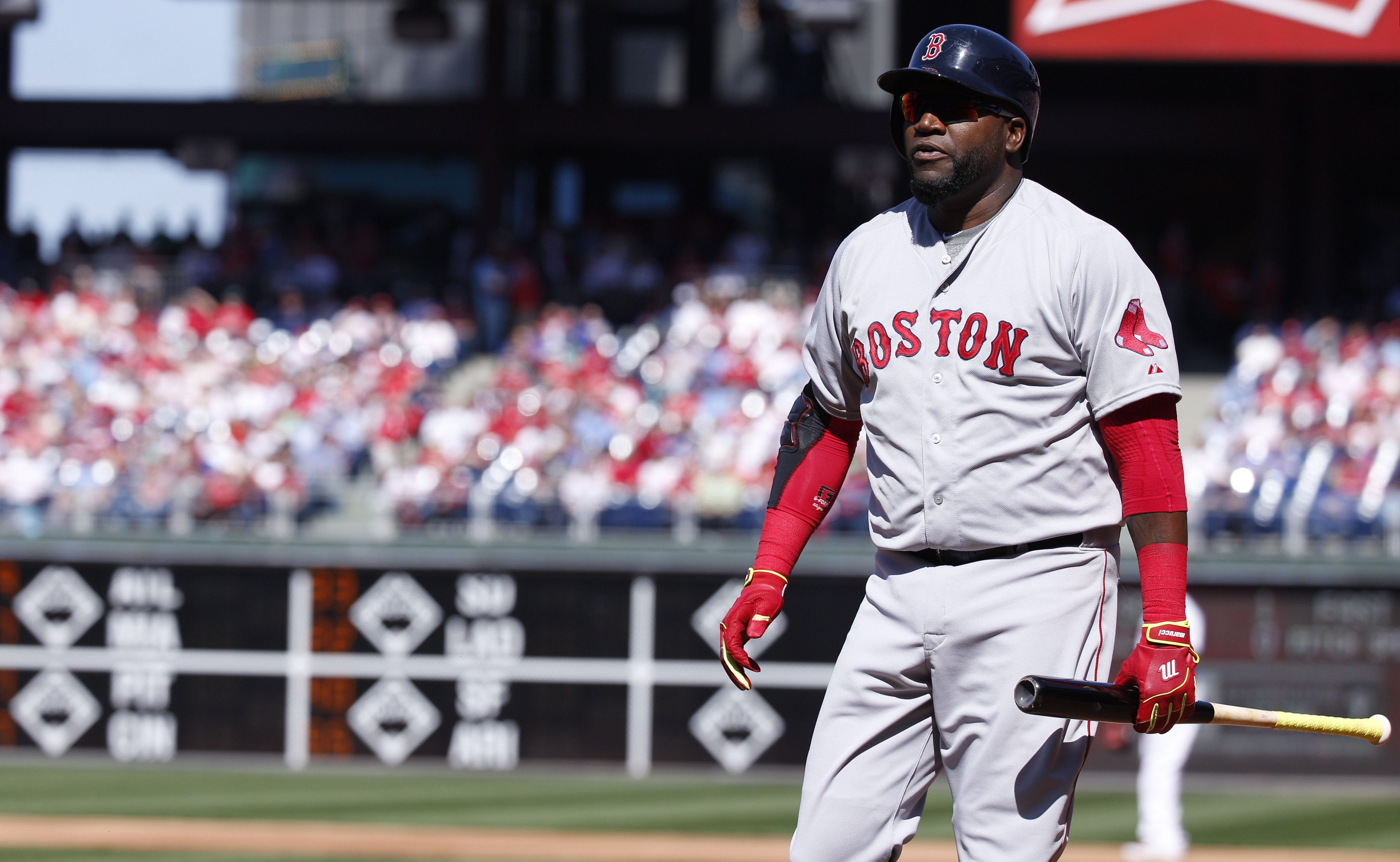 Ortiz adheres to pace of play rules, strikes out in 1st AB