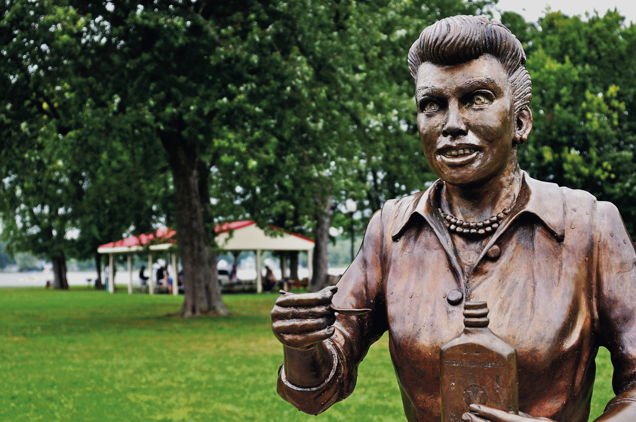 Mayor: New sculptor will fix village's 'Scary Lucy' statue