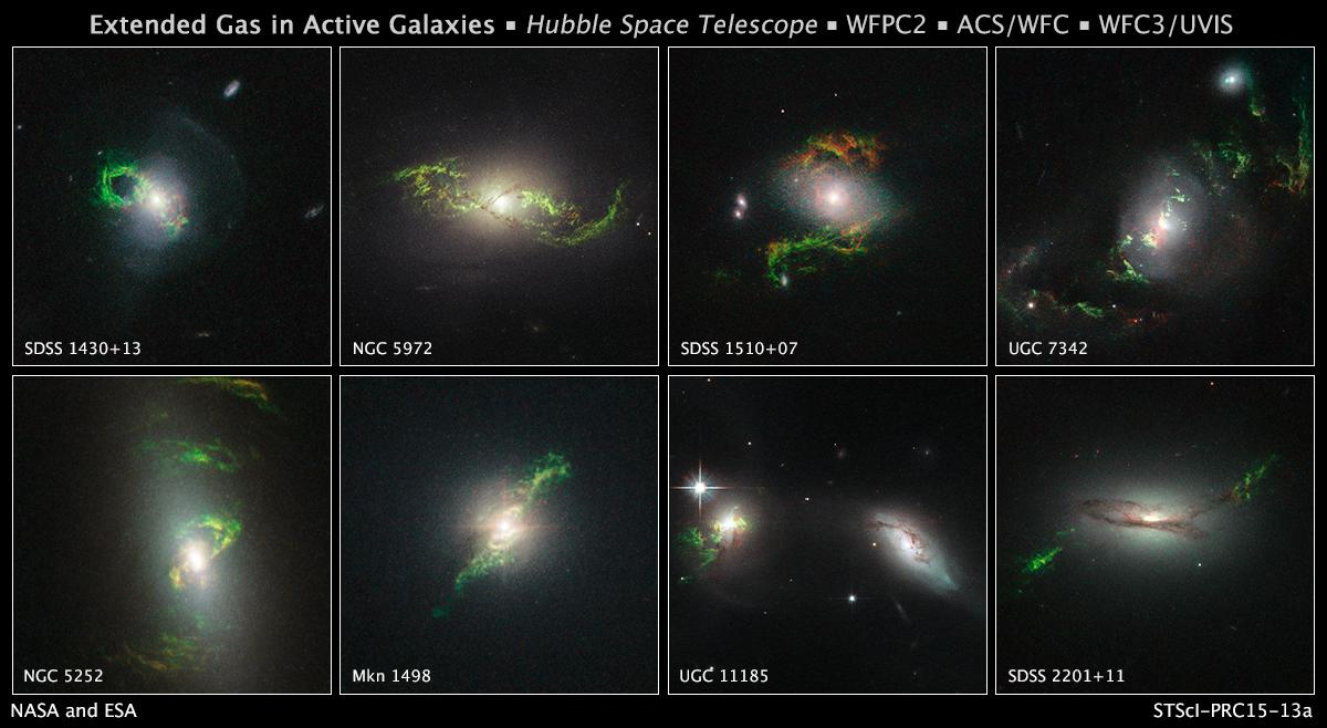 'Goblin green' quasar ghosts caught on camera