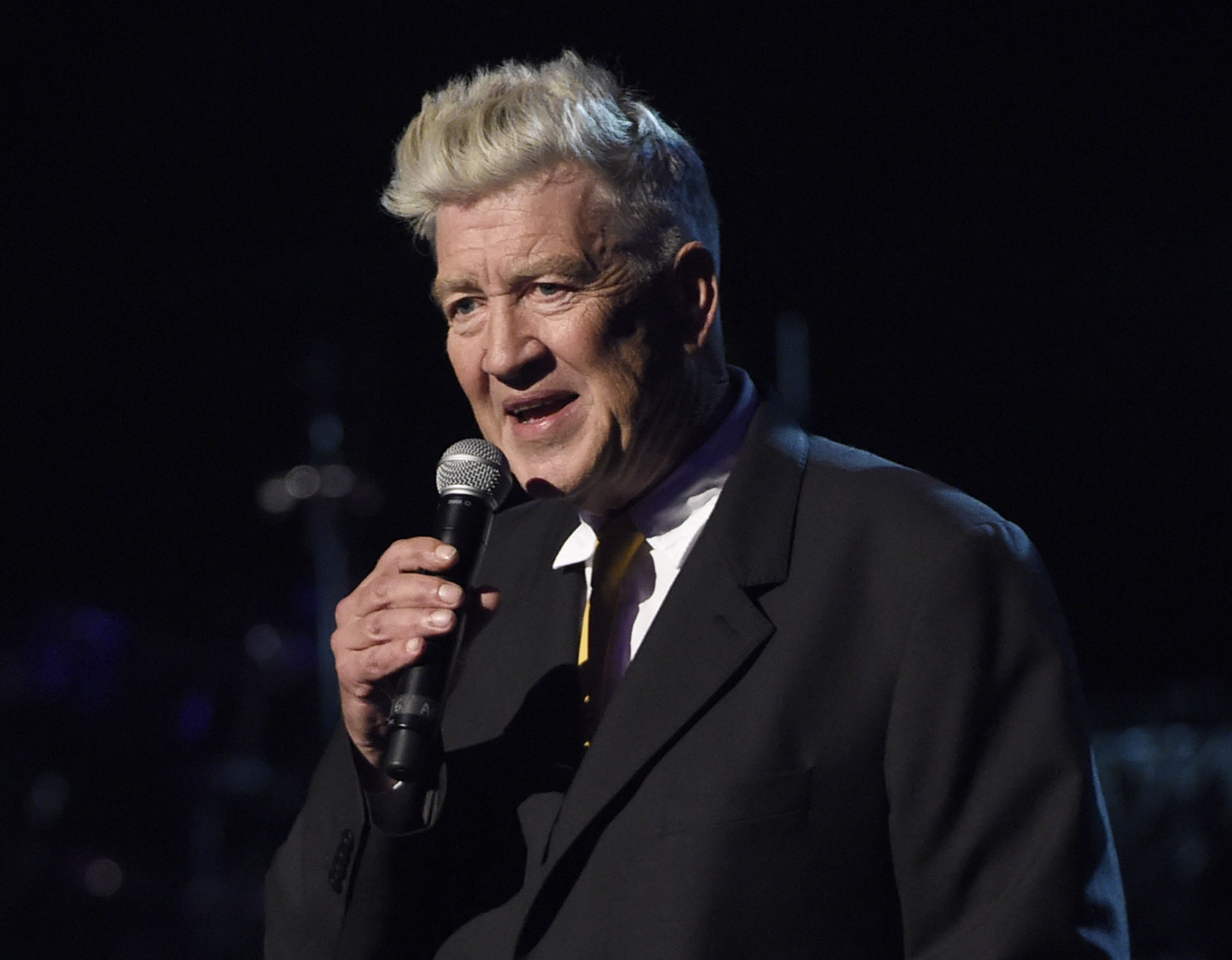 David Lynch is out as a director of "Twin Peaks," the co-creator and director backed out of the reboot after differences with Showtime. (Photo by Chris Pizzello/Invision/AP, File)