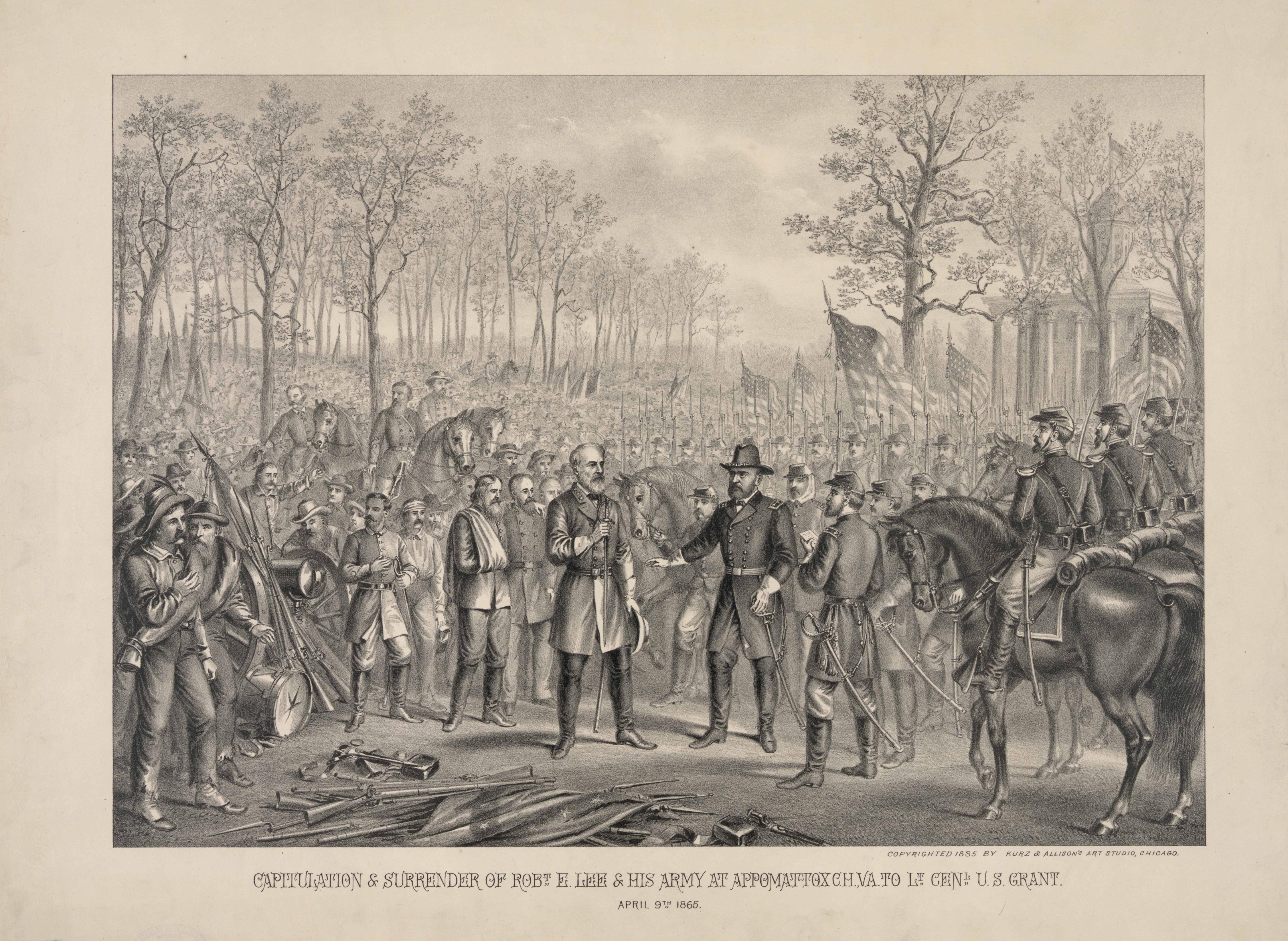 Civil War: Lee's surrender at Appomattox, then and now