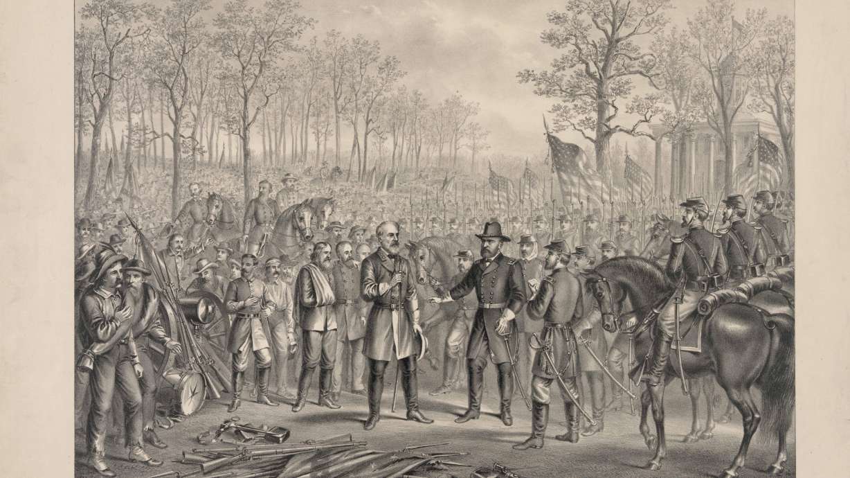Civil War: Lee's surrender at Appomattox, then and now