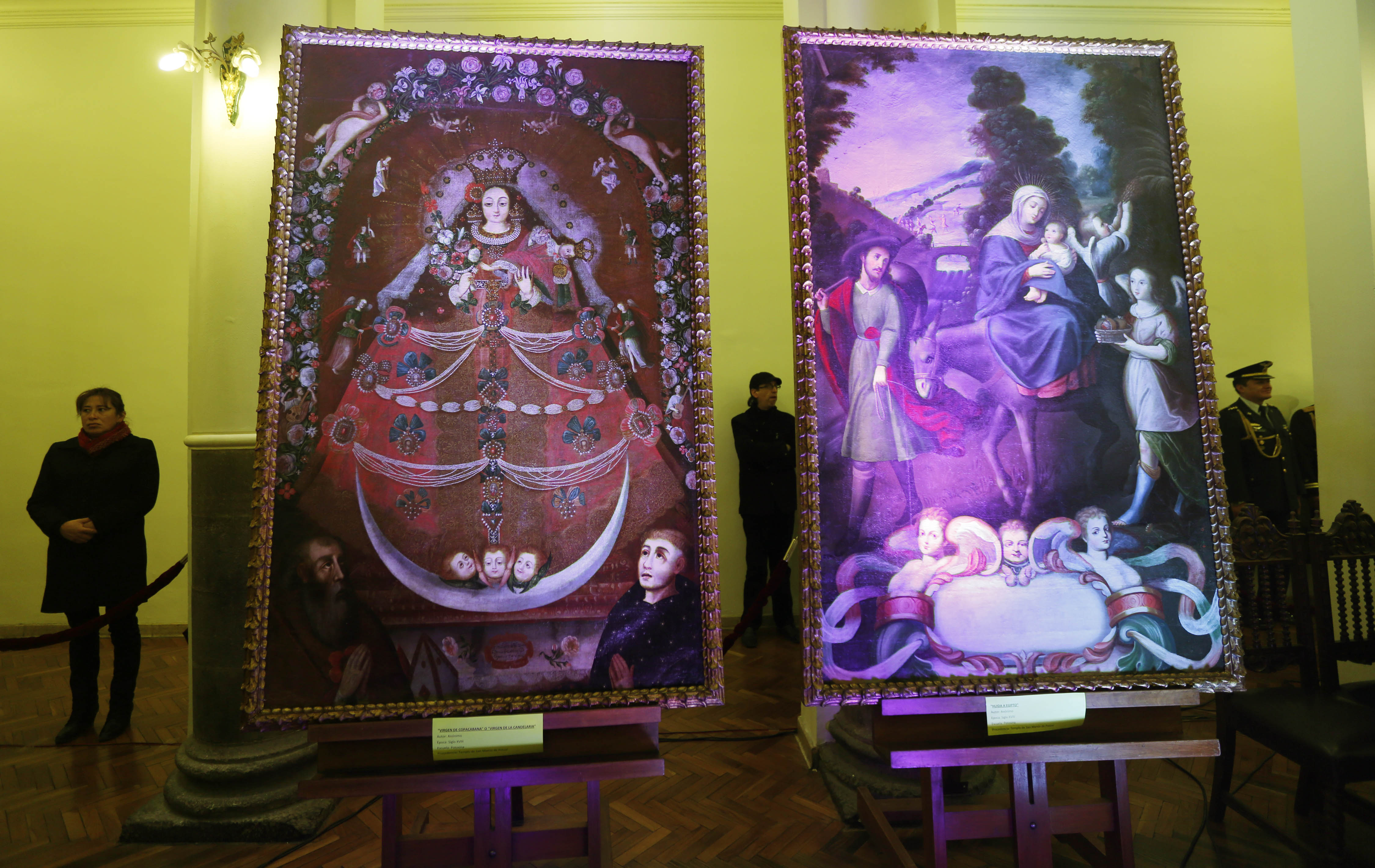 New York couple returns stolen Andean paintings to Bolivia