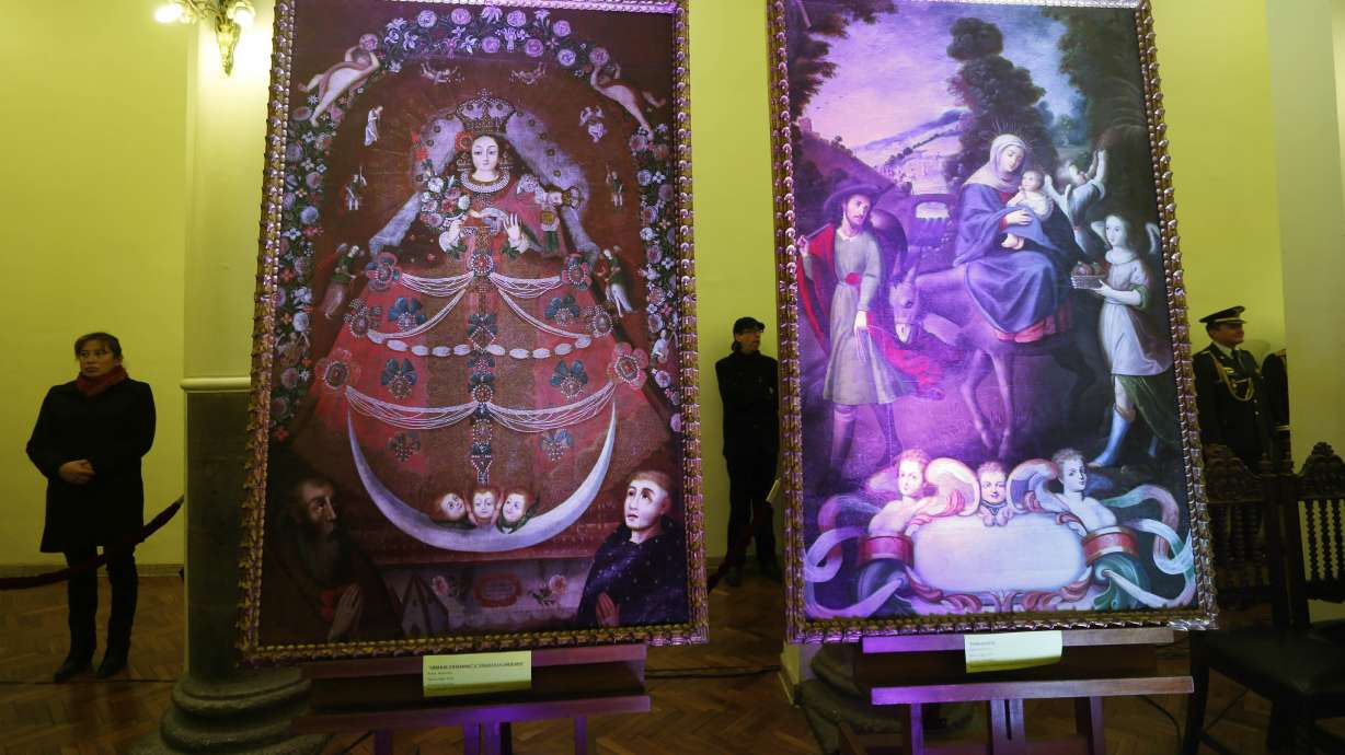 New York couple returns stolen Andean paintings to Bolivia