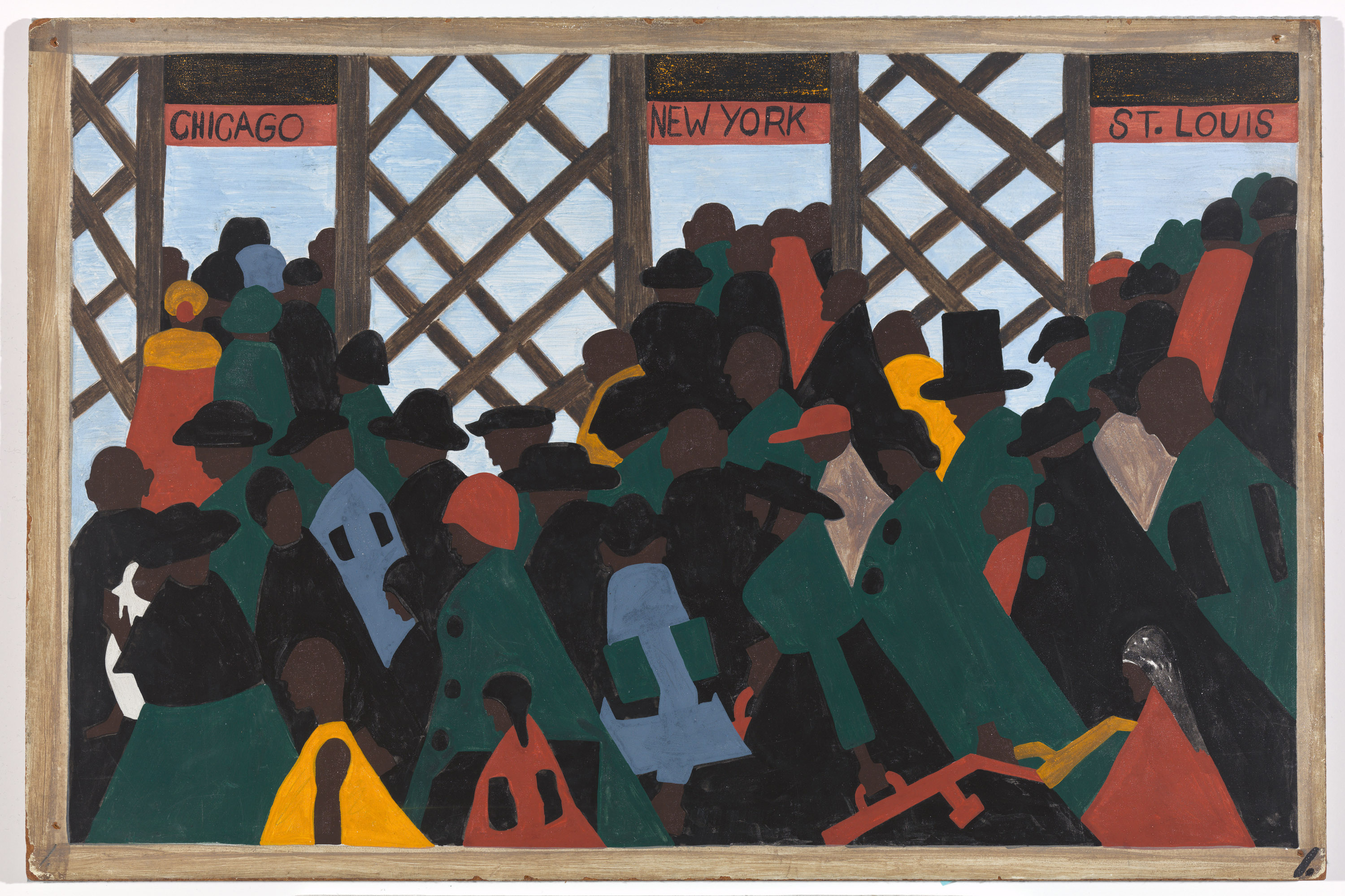 Jacob Lawrence's Great Migration series on view at MoMA