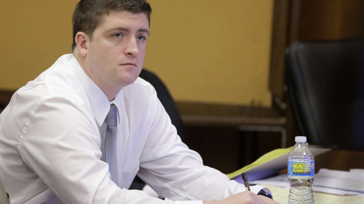 Ohio judge visits scene, examines shot-up car from cop chase