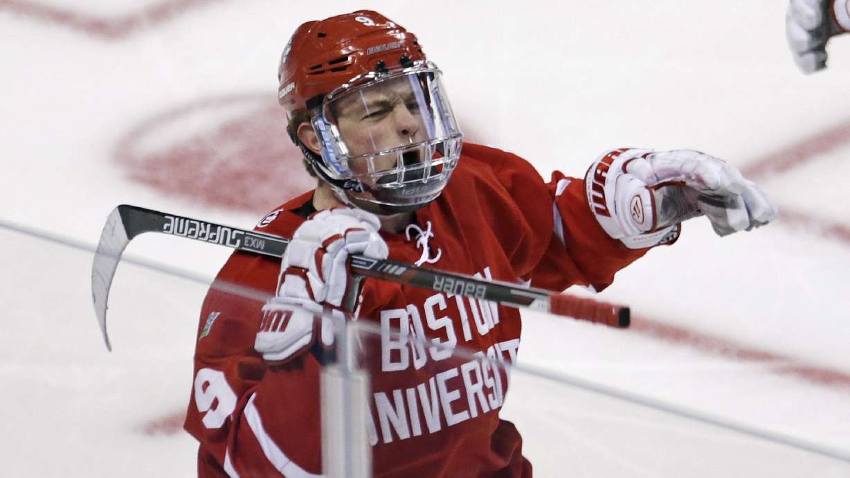 Boston U's Jack Eichel wins Hobey Baker Award