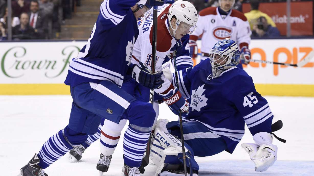 Canadiens top Leafs, clinch Atlantic Division