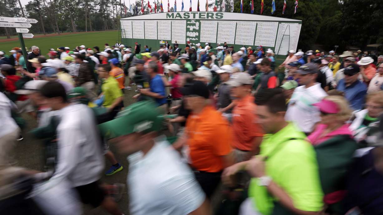 Best seat for Masters' finish requires chair, early arrival