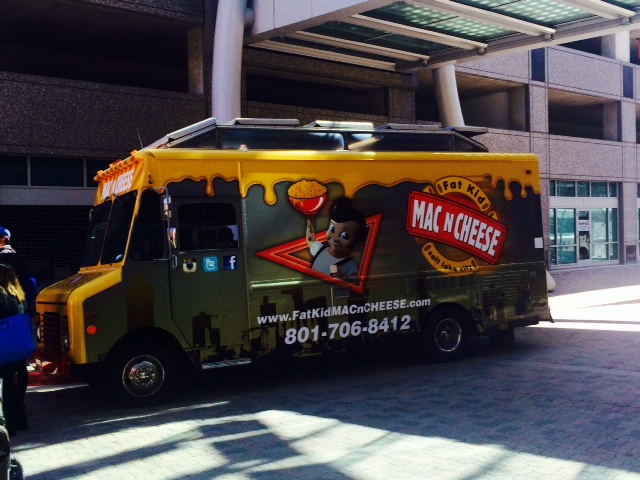 Fat Kid Mac and Cheese food truck. (Photo: Elizabeth Griffiths)