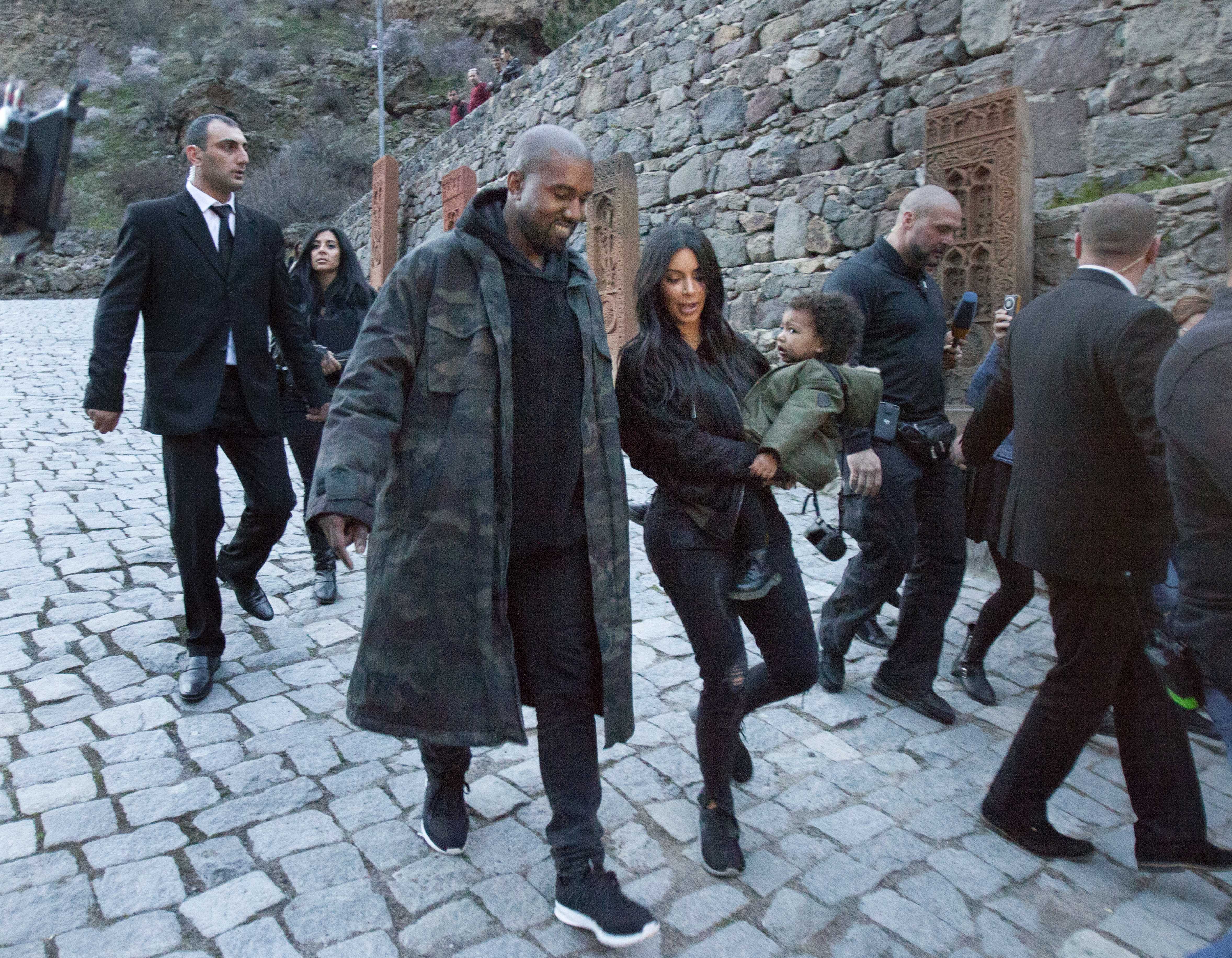 Kim Kardashian and Kanye have baby baptized in Jerusalem