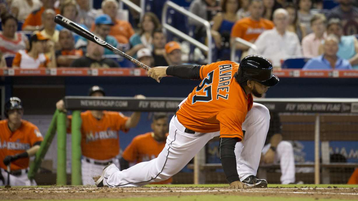 Marlins' Alvarez goes on DL with shoulder inflammation