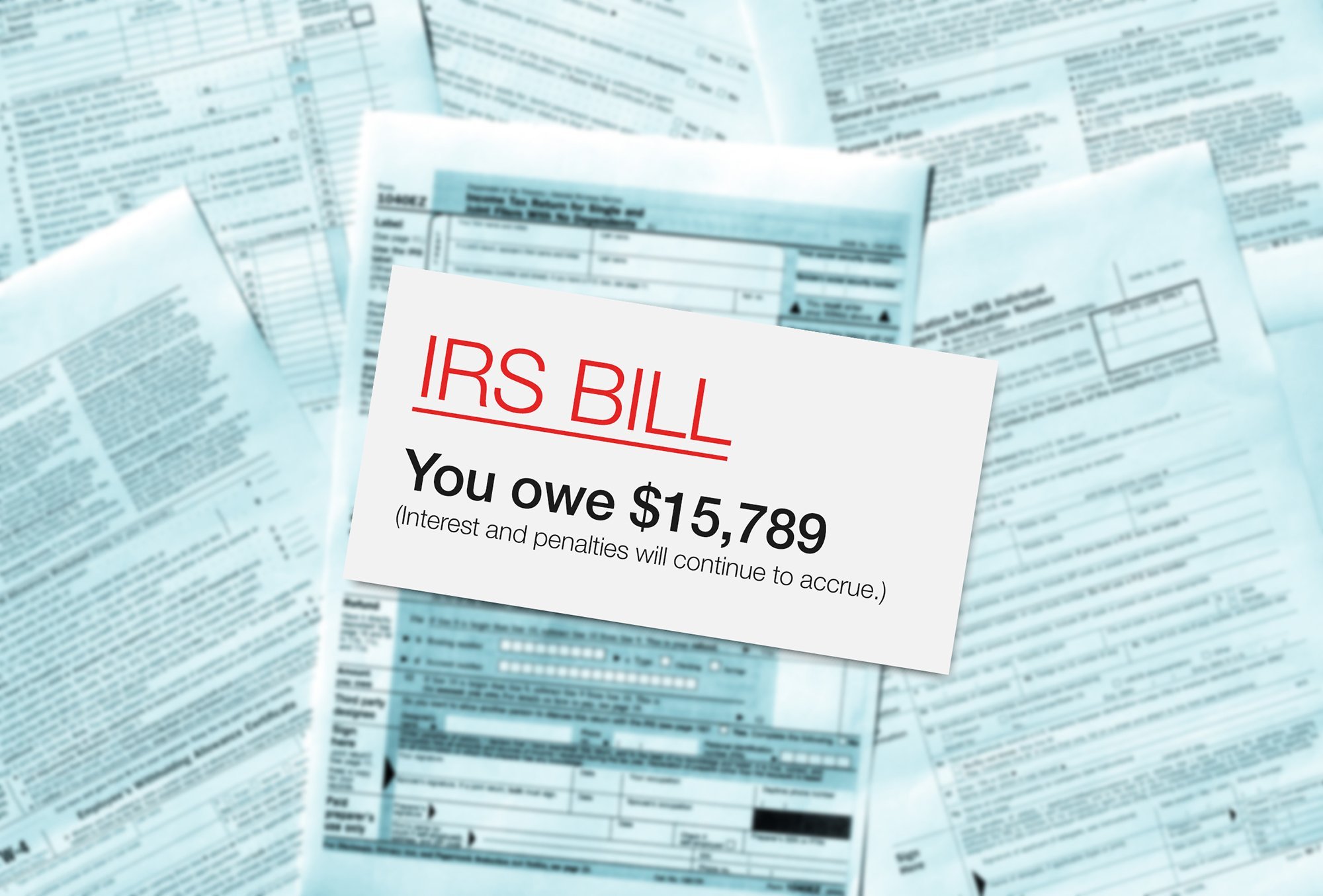 What happens when you can't pay what you owe the IRS