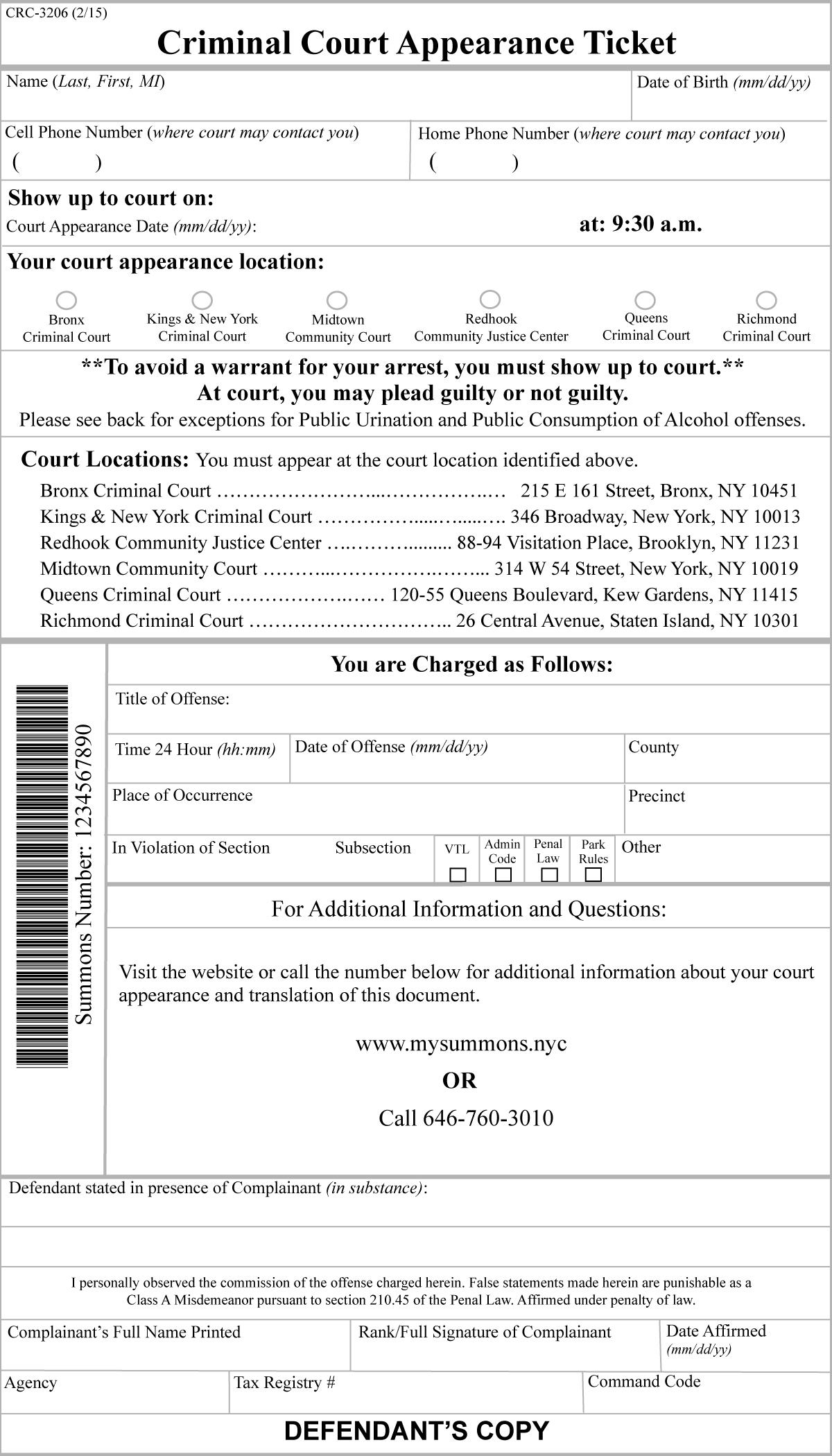 NYC making tickets for low-level crimes harder to ignore