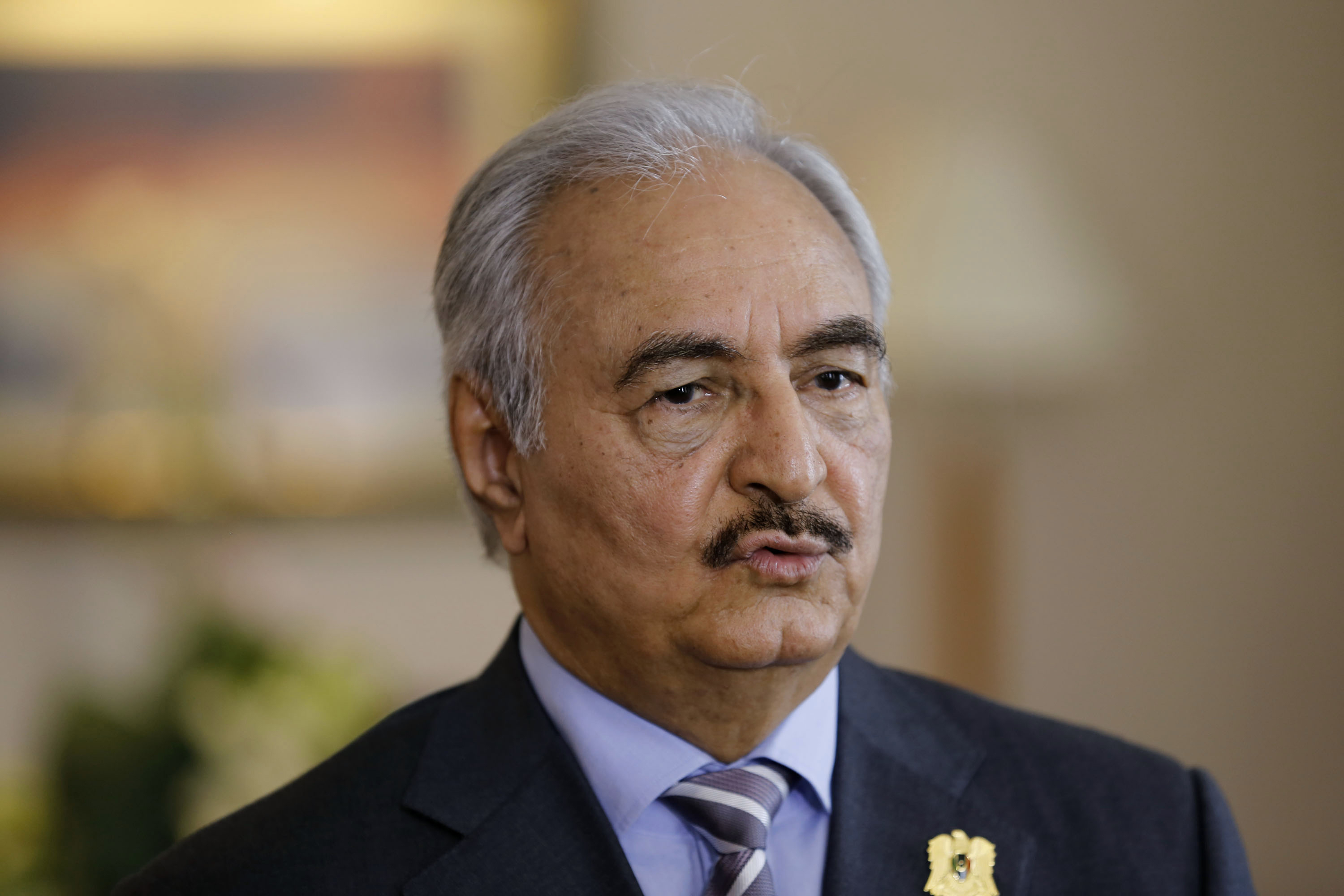 AP Interview: Libya army chief bets on military solution