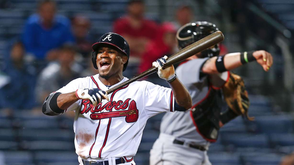 Stanton snaps slump, drives in 4, Marlins beat Braves 8-2