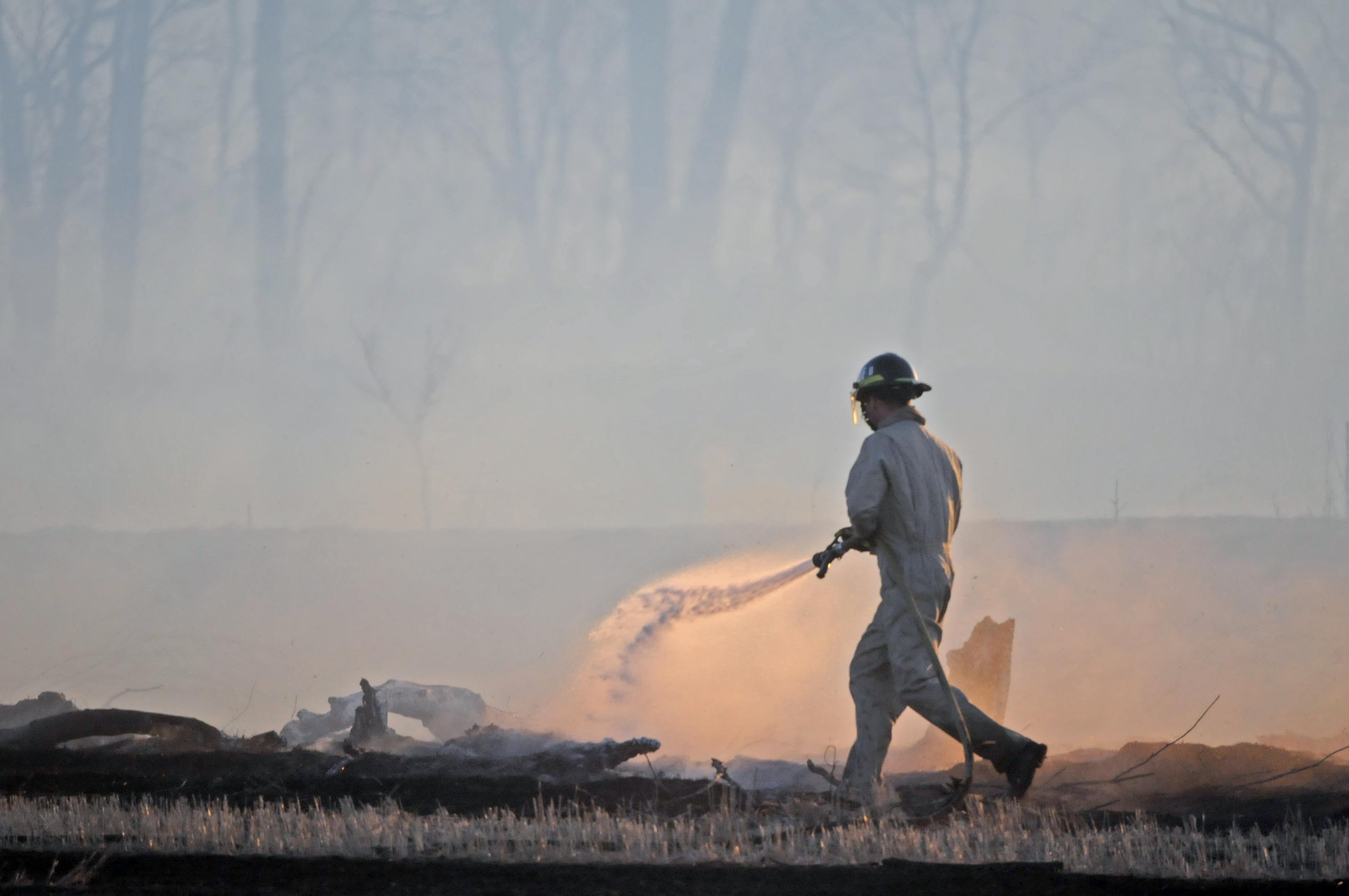 Wildfire south of Bismarck contained; campus back to normal