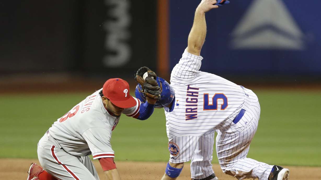 Mets put 3B David Wright on 15-day DL, recall Eric Campbell