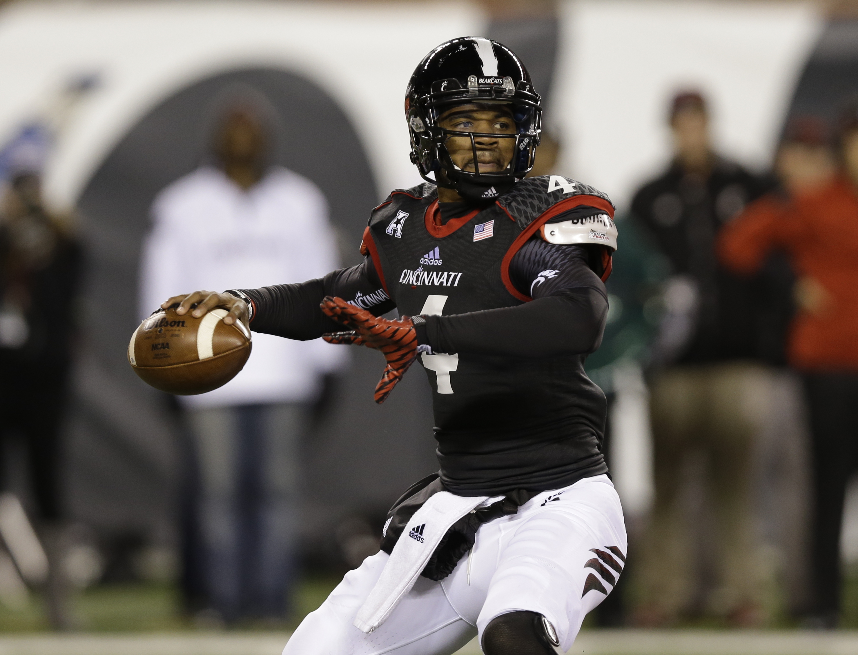 Quarterback Munchie Legaux gets workout with Bengals