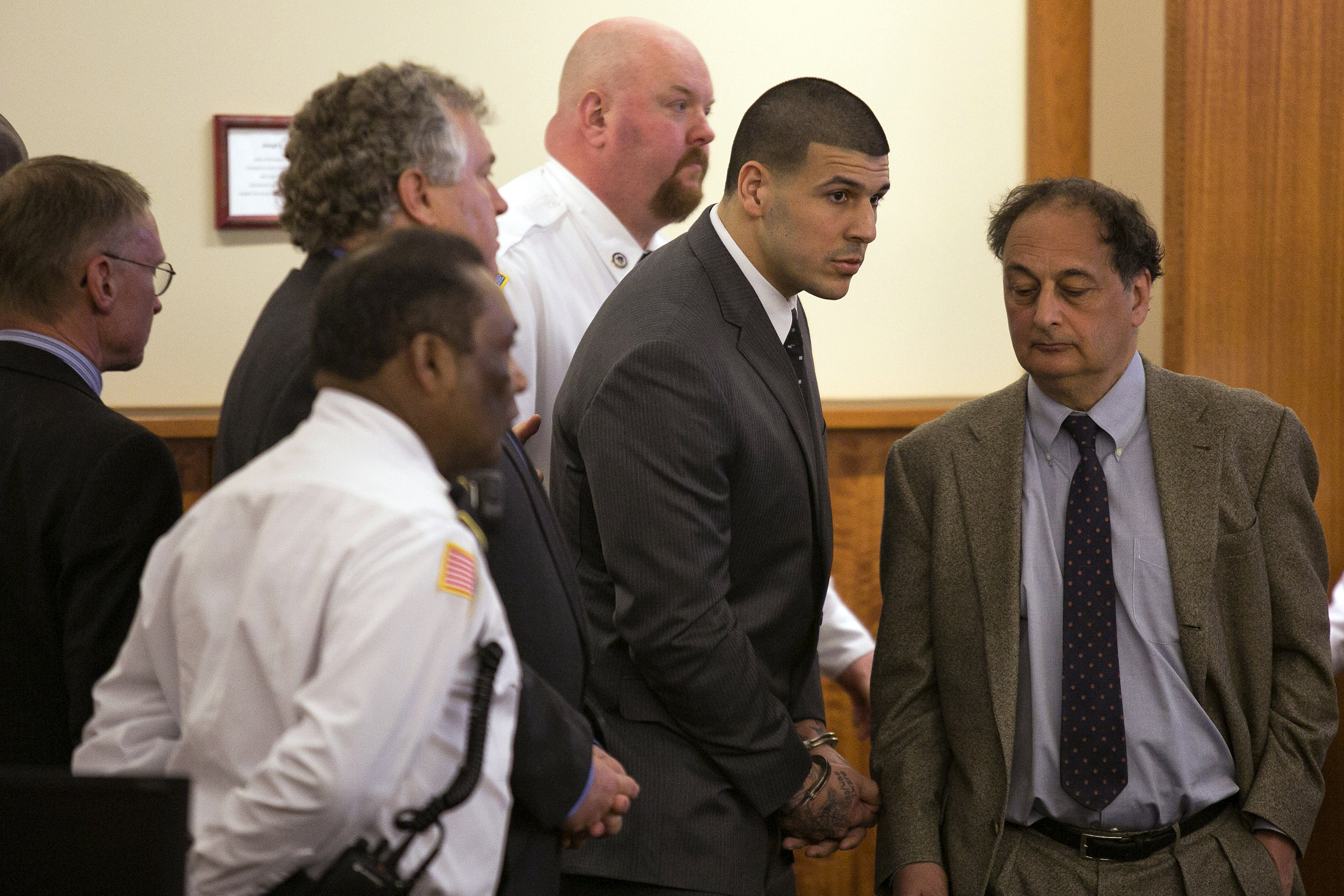 After conviction, many court cases left for Aaron Hernandez
