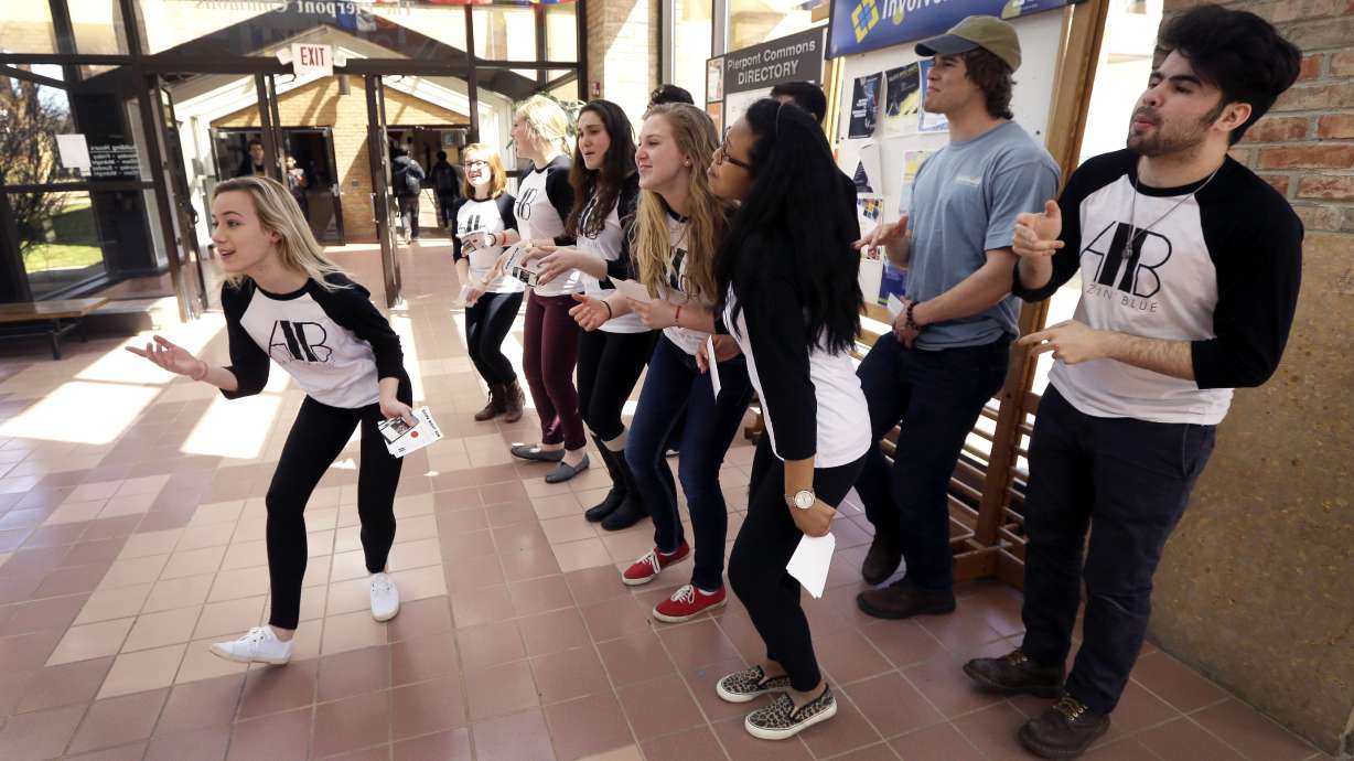College a cappella: Not your granddad's barbershop quartet