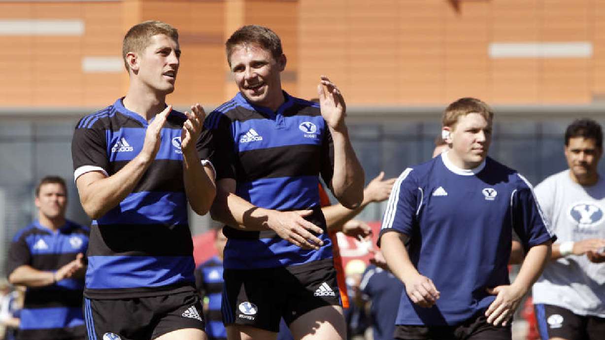 BYU rugby star all smiles with 1st taste of college football